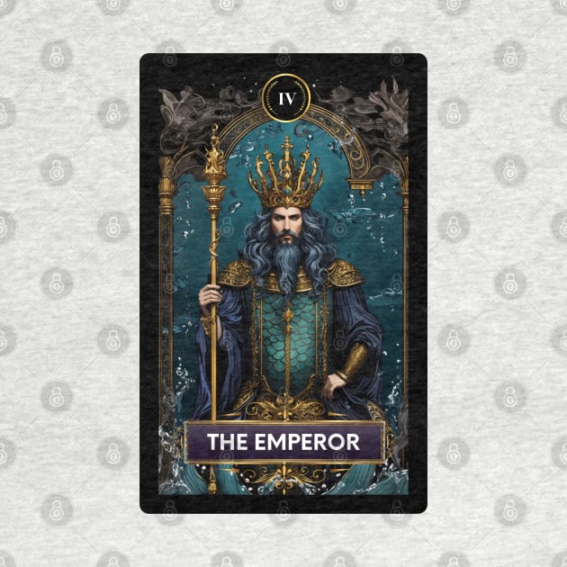 The Emperor Mermaid Tarot Card by MGRCLimon